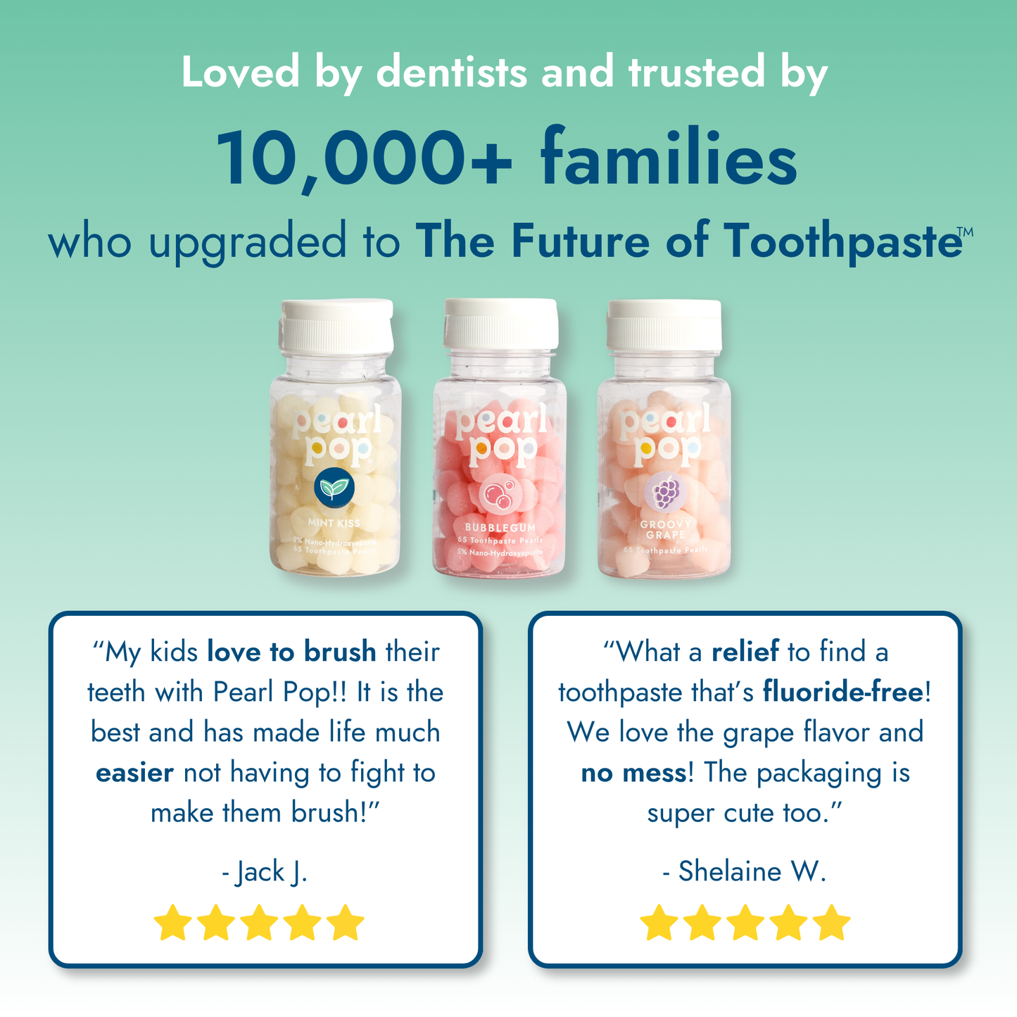 Mint Kiss Gummy Toothpaste Pearls