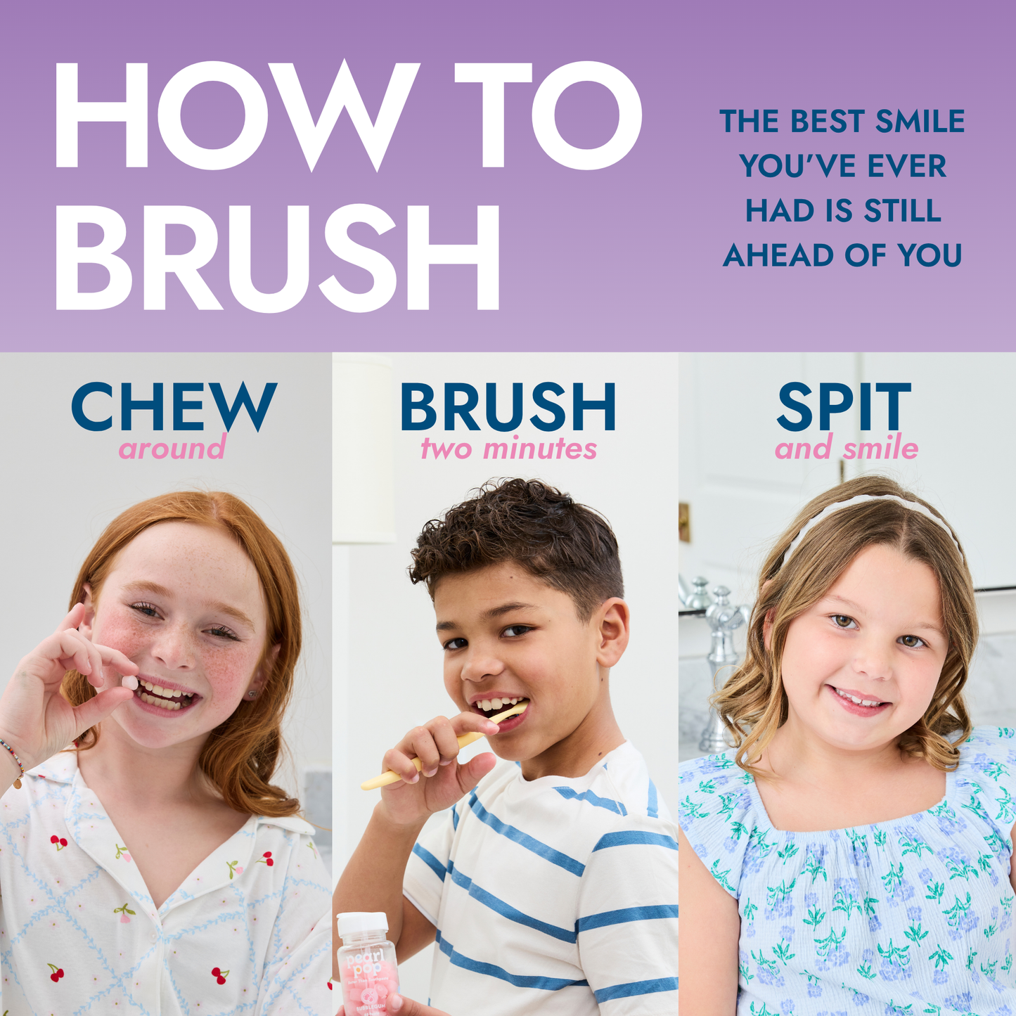 Groovy Grape Gummy Toothpaste Pearls