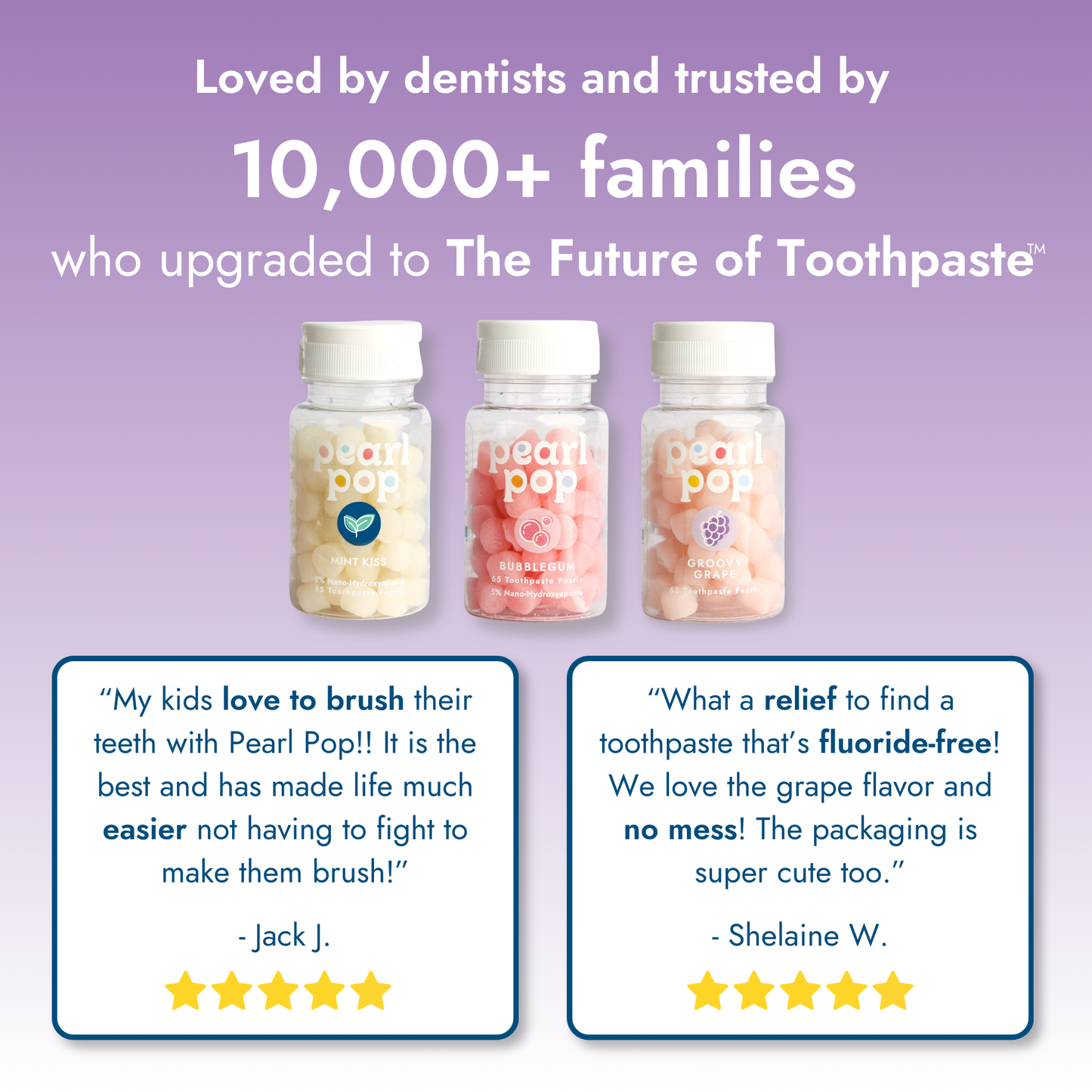 Groovy Grape Gummy Toothpaste Pearls