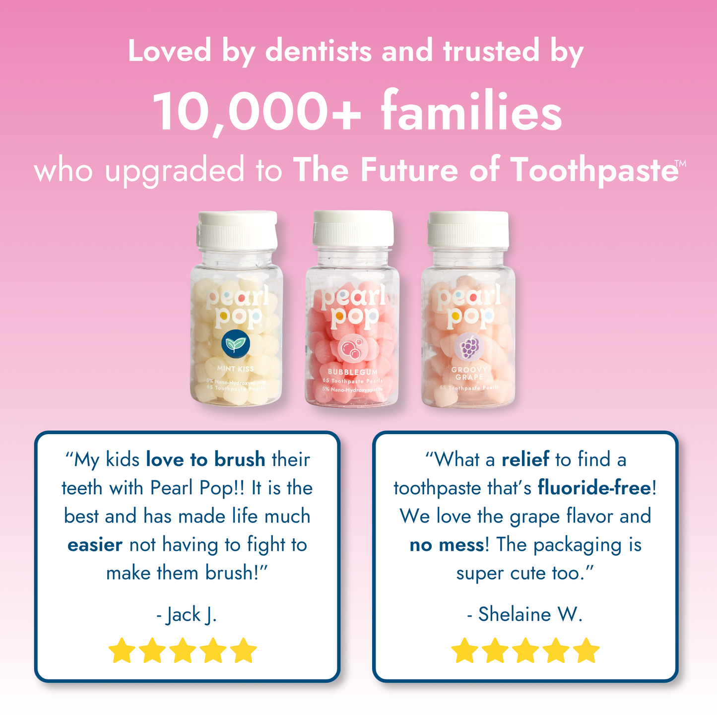 Bubblegum Gummy Toothpaste Pearls