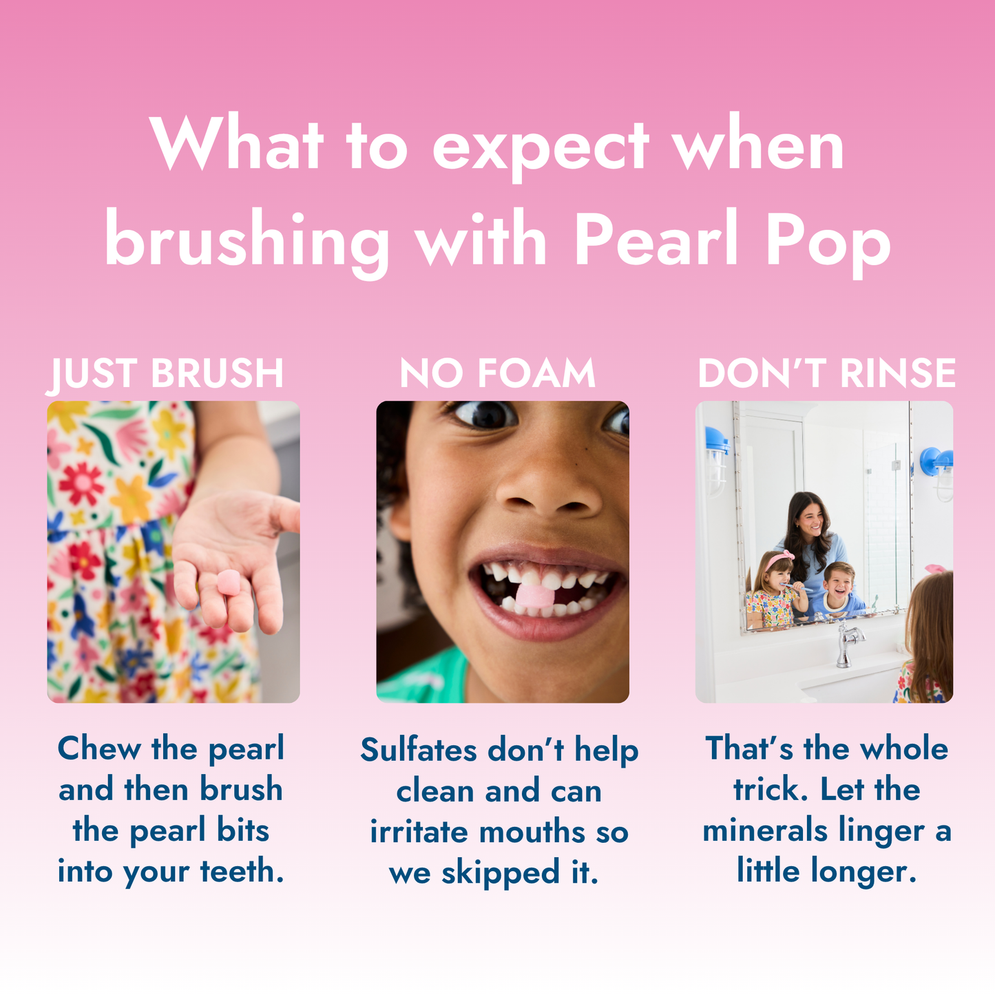 Bubblegum Gummy Toothpaste Pearls